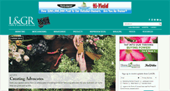 Desktop Screenshot of lgrmag.com